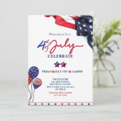 Juli Einladung (Stehend Vorderseite)