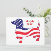 Juli Einladung (Stehend Vorderseite)