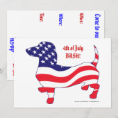 Juli Einladung (Vorne/Hinten)