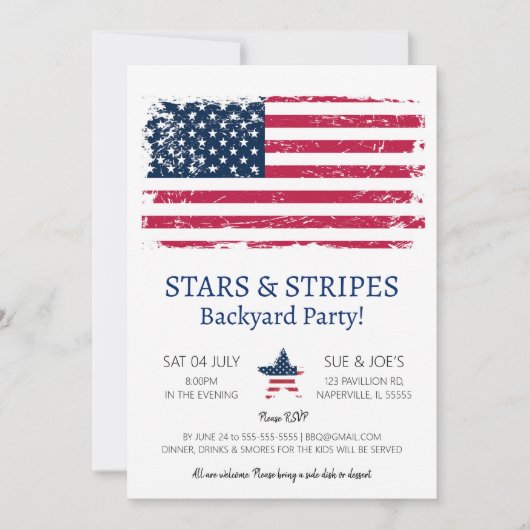 Juli Einladung (Vorderseite)