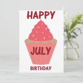 Juli - Einladung (Stehend Vorderseite)