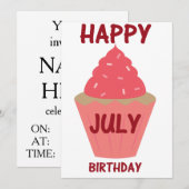 Juli - Einladung (Vorne/Hinten)