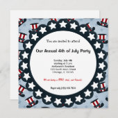 Juli Einladung (Vorne/Hinten)