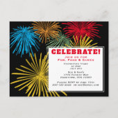 Juli Einladung Postkarte (Vorderseite)