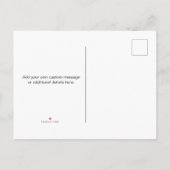 Juli Einladungspostkarte (Rückseite)