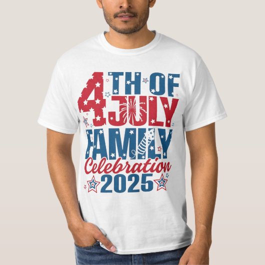 Juli Familienfeier 2025 T-Shirt (Vorderseite)