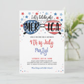 Juli - Feier Einladung (Stehend Vorderseite)