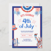 Juli - Feier Einladung (Vorderseite)