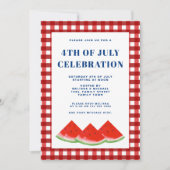 Juli - Feier Einladung (Vorderseite)