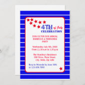 Juli - Feier Einladung (Vorne/Hinten)