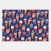 Juli - Feier Geschenkpapier Set (Vorderseite 2)