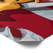 Juli - Feier Poster (Ecke)