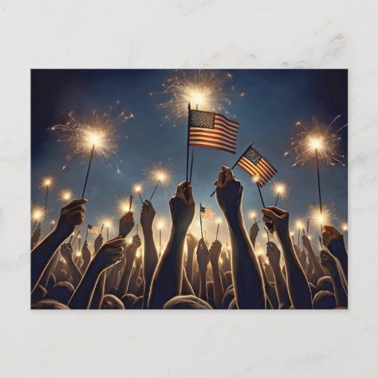 Juli - Feier Postkarte (Vorderseite)