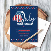 Juli Fett Modernes Rustikales Holz USA Flag