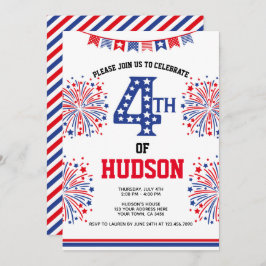 Juli, Firecracker Einladung