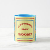 JULI FIREWORKS ROBOT, FIRECRACKER STEAMPUNK TASSE (Zentrum)