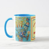 JULI FIREWORKS ROBOT, FIRECRACKER STEAMPUNK TASSE (Links)