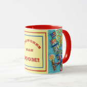 JULI FIREWORKS ROBOT, FIRECRACKER STEAMPUNK TASSE (VorderseiteRechts)