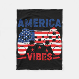 Juli Gamer America Vibes Kids Fleecedecke
