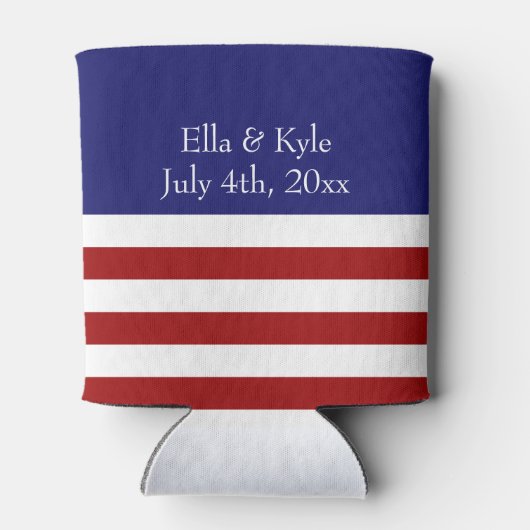 Juli Gastgeschenk Hochzeit Dosenkühler (Rückseite)