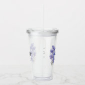 Juli Geburtsmonat Blume Larkspur Personalisiert Acryltrinkbecher (Rechts)