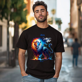 Juli Geburtsmonat Spirit Animal Lion Gift T-Shirt