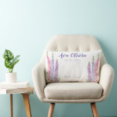 Juli Geburtstag Blume Larkspur Lendenkissen (Stuhl )