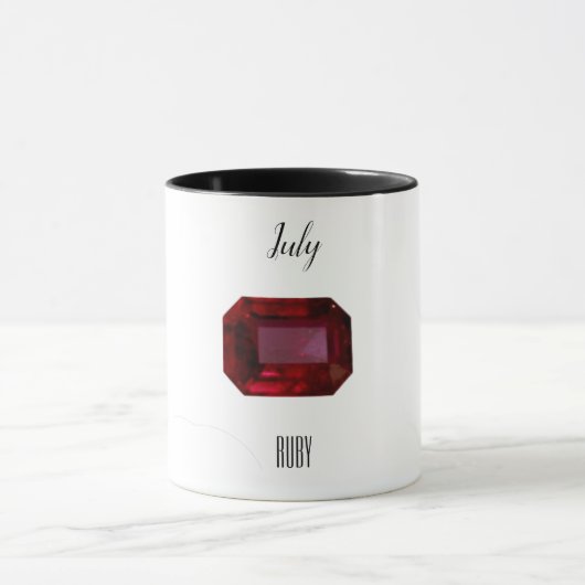 Juli Geburtstag Tasse (Zentrum)