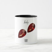 Juli Geburtstag Tasse (Zentrum)