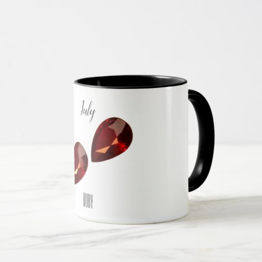 Juli Geburtstag Tasse (VorderseiteRechts)