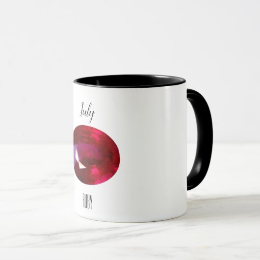 Juli Geburtstag Tasse (VorderseiteRechts)