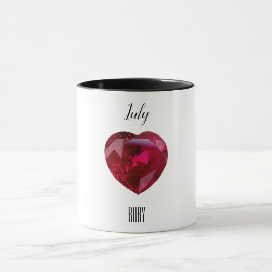 Juli Geburtstag Tasse (Zentrum)