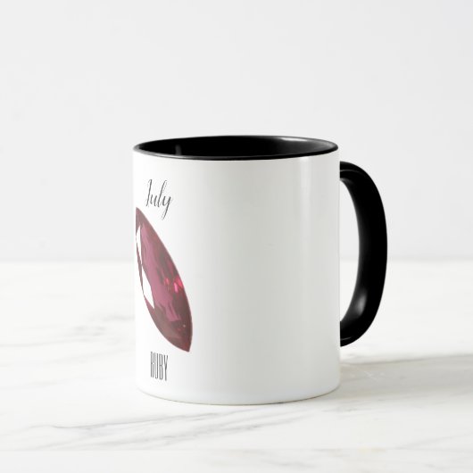 Juli Geburtstag Tasse (VorderseiteRechts)