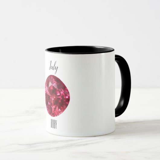 Juli Geburtstag Tasse (VorderseiteRechts)