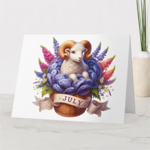 Juli Geburtstagskarte Karte