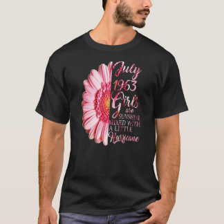 Juli Girl 1963 58. Jahre alter Sonnenschein Geburt T-Shirt
