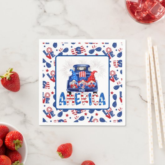 Juli Gnomes Serviette (Beispiel)