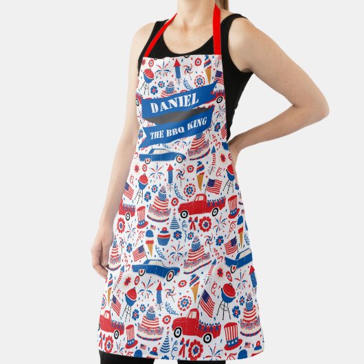 Juli GRILLEN Americana All-Over Print-Schürze Schürze (InSitu)