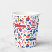 Juli GRILLEN Americana Pappbecher (Vorderseite)