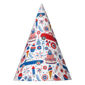 Juli GRILLEN Americana Partyhütchen (Vorderseite)