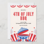 Juli GRILLEN Einladung (Vorderseite)