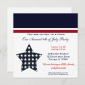 Juli GRILLEN Party Einladung (Vorne/Hinten)