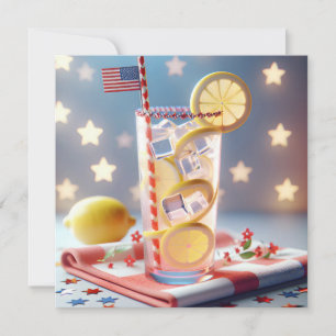 Juli GRILLEN Party Einladung