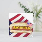 Juli GRILLEN Party Einladung (Stehend Vorderseite)