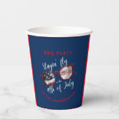 Juli GRILLEN Party Pappbecher (Vorderseite)