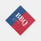 Juli GRILLEN Party Serviette (Ecke)