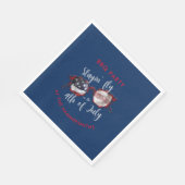 Juli GRILLEN Party Serviette (Ecke)