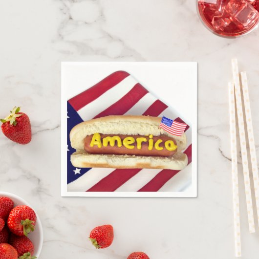 Juli GRILLEN Party Serviette (Beispiel)