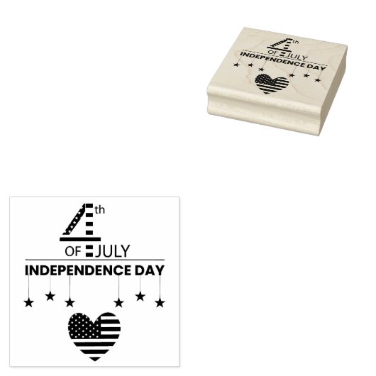 Juli Gummistempel (Stempel)