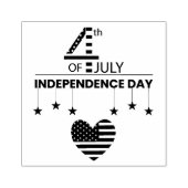 Juli Gummistempel (Prägung)